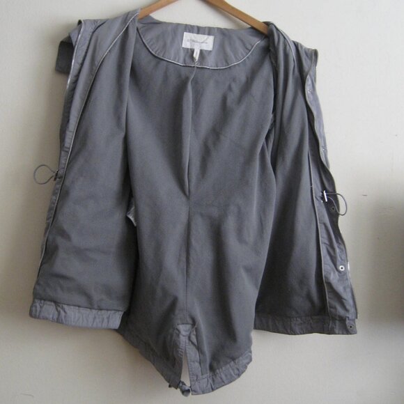 BCBGeneration Anorak Windbreaker Jacket, Silver Gray, Size Medium - Picture 9 of 10
